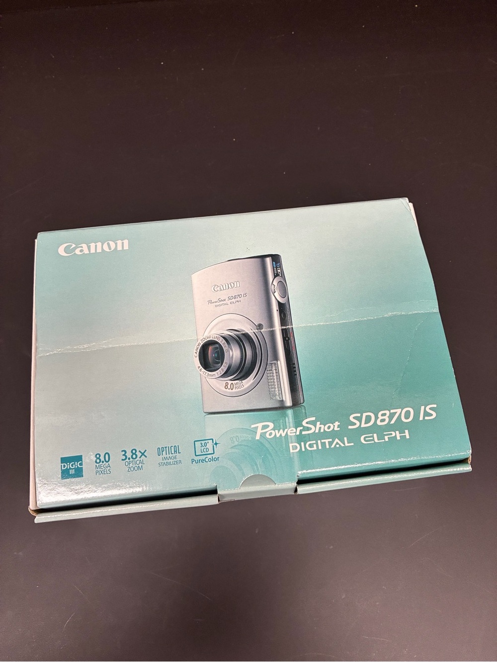 Canon PowerShot SD770 Is 10 MP Digital Camera Silver Parts or repair